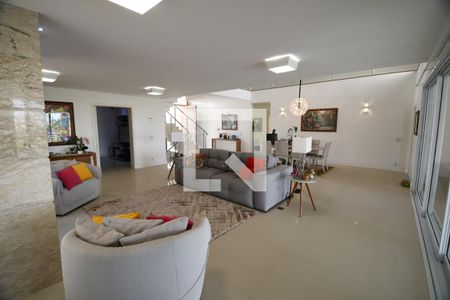 Sala de casa de condomínio à venda com 5 quartos, 620m² em Loteamento Alphaville Campinas, Campinas