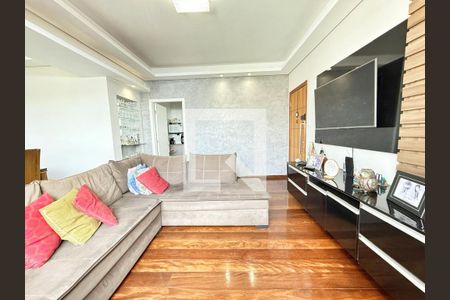 Sala de apartamento à venda com 3 quartos, 112m² em Nova Suíça, Belo Horizonte