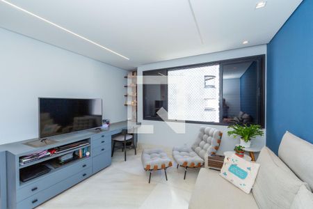 Sala de apartamento à venda com 4 quartos, 155m² em Belvedere, Belo Horizonte