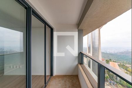 Varanda da Sala de apartamento para alugar com 2 quartos, 73m² em Vila da Serra, Belo Horizonte