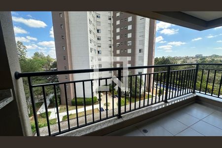 Varanda da Sala de apartamento à venda com 2 quartos, 68m² em Empresarial 18 do Forte, Barueri