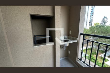 Varanda da Sala de apartamento à venda com 2 quartos, 68m² em Empresarial 18 do Forte, Barueri