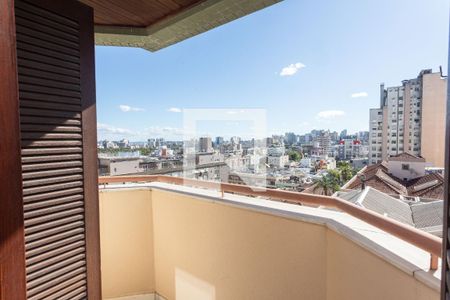 Sacada da suite de apartamento para alugar com 1 quarto, 50m² em Independência, Porto Alegre