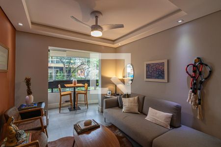 Sala de apartamento à venda com 3 quartos, 85m² em Vila Olímpia, São Paulo