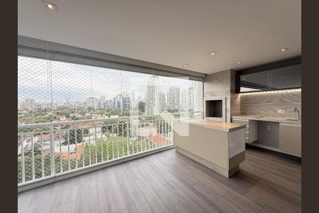 Varanda de apartamento à venda com 3 quartos, 175m² em Brooklin, São Paulo