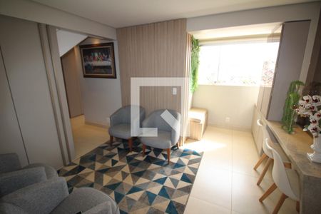 Sala de apartamento para alugar com 3 quartos, 170m² em Santa Helena, Belo Horizonte