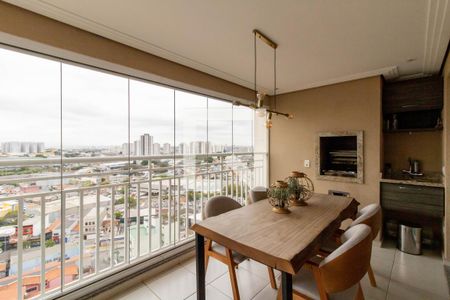 Varanda Gourmet de apartamento à venda com 2 quartos, 93m² em Vila Augusta, Guarulhos