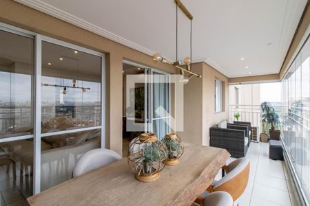 Varanda Gourmet de apartamento à venda com 2 quartos, 93m² em Vila Augusta, Guarulhos