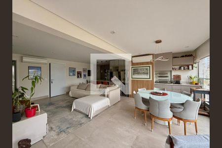 Varanda  de apartamento para alugar com 3 quartos, 125m² em Jardim das Acacias, São Paulo