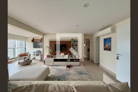 Sala de apartamento para alugar com 3 quartos, 125m² em Jardim das Acacias, São Paulo