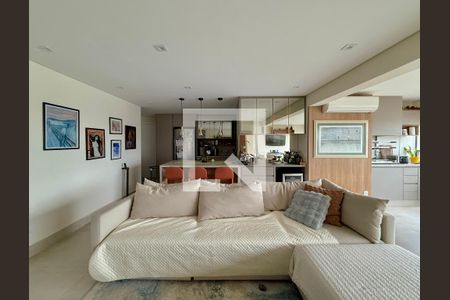 Sala de apartamento para alugar com 3 quartos, 125m² em Jardim das Acacias, São Paulo