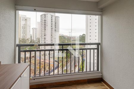 Sacada da Sala de apartamento para alugar com 2 quartos, 73m² em Vila Andrade, São Paulo