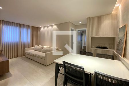Sala de apartamento à venda com 2 quartos, 65m² em Sion, Belo Horizonte