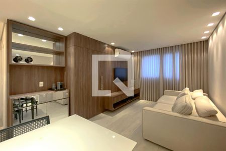 Sala de apartamento à venda com 2 quartos, 65m² em Sion, Belo Horizonte