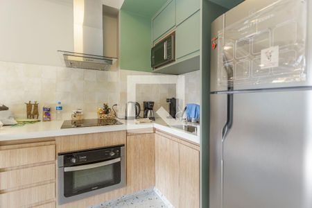 Sala/Cozinha de apartamento à venda com 2 quartos, 51m² em Itaim Bibi, São Paulo
