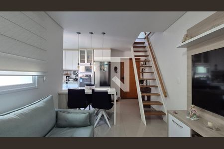 Sala de apartamento à venda com 2 quartos, 110m² em Vila Humaita, Santo André