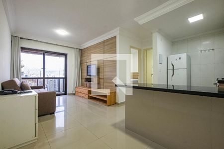 Sala/Cozinha de apartamento à venda com 1 quarto, 41m² em Jardim Paulista, São Paulo