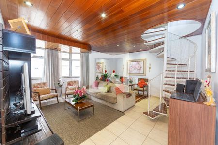 Sala de apartamento à venda com 2 quartos, 160m² em Serra, Belo Horizonte