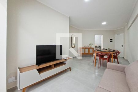 Sala de apartamento para alugar com 3 quartos, 77m² em Vila Tupi, Praia Grande