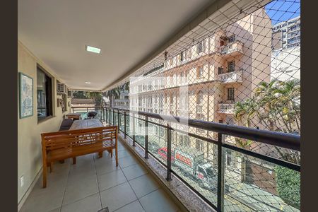 Varanda da Sala de apartamento para alugar com 3 quartos, 112m² em Laranjeiras, Rio de Janeiro