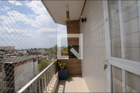 Varanda da Sala de apartamento para alugar com 2 quartos, 61m² em Campinho, Rio de Janeiro