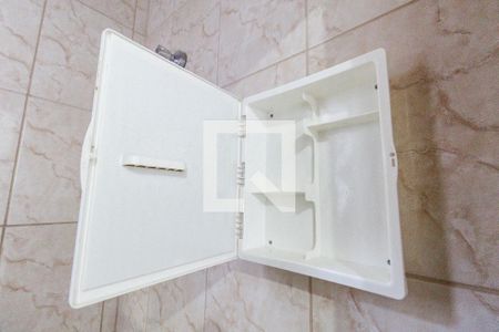 Banheiro da Suíte de casa para alugar com 1 quarto, 50m² em Jardim Santa Teresinha, São Paulo
