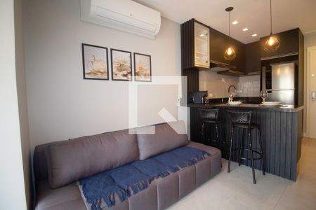 Sala de apartamento à venda com 1 quarto, 40m² em Jardim Paulista, São Paulo