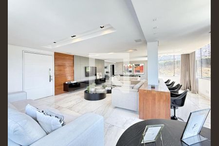 Sala de apartamento à venda com 3 quartos, 260m² em Gutierrez, Belo Horizonte