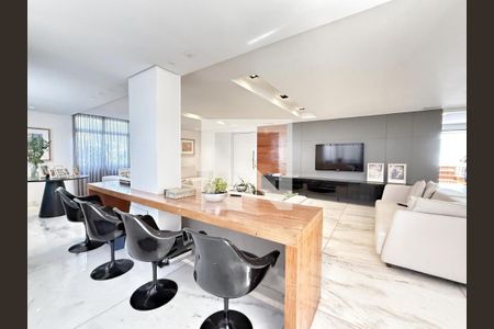 Sala de apartamento à venda com 3 quartos, 260m² em Gutierrez, Belo Horizonte