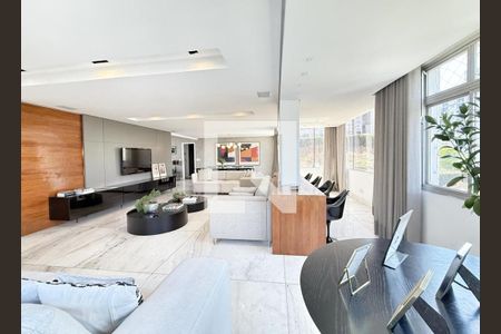 Sala de apartamento à venda com 3 quartos, 260m² em Gutierrez, Belo Horizonte