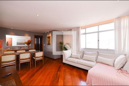 Sala  de apartamento à venda com 3 quartos, 100m² em São Pedro, Belo Horizonte