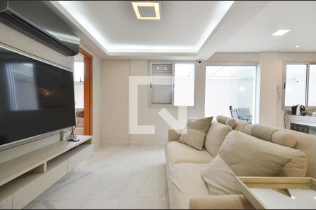 Sala  de apartamento para alugar com 2 quartos, 136m² em Santo Antônio, Belo Horizonte