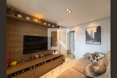 Sala de TV de casa à venda com 3 quartos, 167m² em Jardim, Santo André