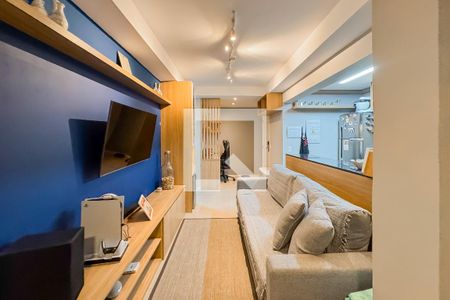 Sala de apartamento para alugar com 2 quartos, 69m² em Chácara Klabin, São Paulo