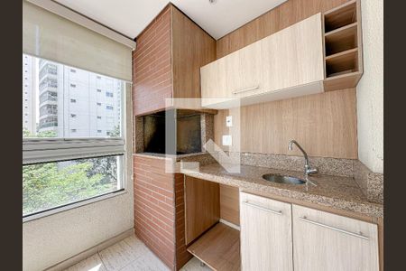 Varanda Gourmet de apartamento à venda com 3 quartos, 128m² em Vila Romana, São Paulo