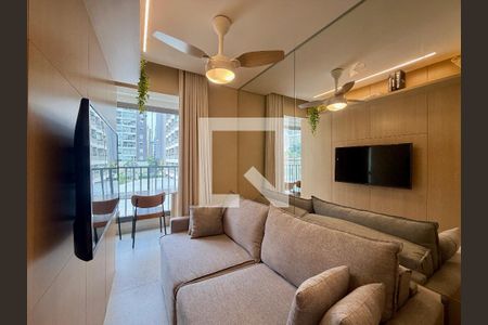 Sala de apartamento à venda com 1 quarto, 38m² em Jardim das Acacias, São Paulo