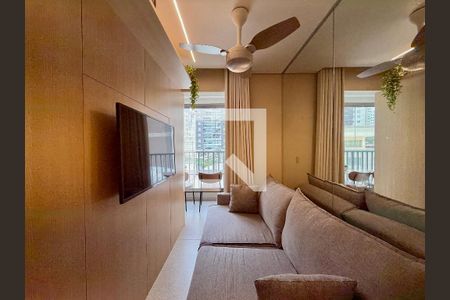 Sala de apartamento à venda com 1 quarto, 38m² em Jardim das Acacias, São Paulo