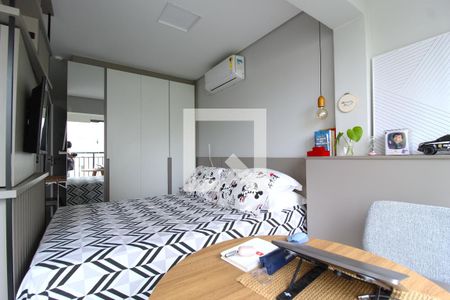 Sala/Quarto de kitnet/studio para alugar com 1 quarto, 34m² em Indianópolis, São Paulo