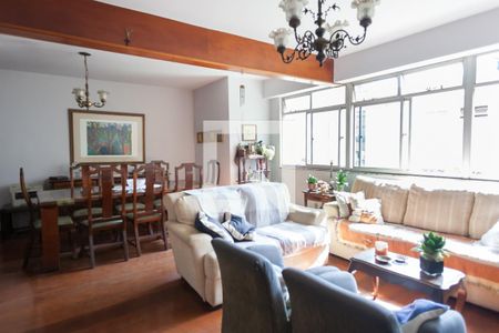 Sala de apartamento à venda com 4 quartos, 150m² em Carmo, Belo Horizonte