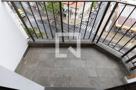 Varanda da Sala de apartamento à venda com 1 quarto, 56m² em Aclimação, São Paulo