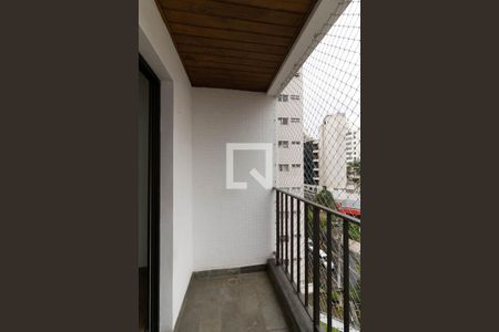 Varanda da Sala de apartamento à venda com 1 quarto, 56m² em Aclimação, São Paulo