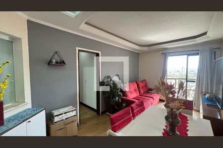 Sala  de apartamento à venda com 3 quartos, 83m² em Vila Príncipe de Gales, Santo André