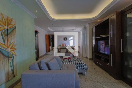 Sala de apartamento à venda com 4 quartos, 130m² em União, Belo Horizonte