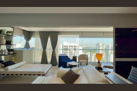 Varanda da Sala de Jantar de apartamento à venda com 1 quarto, 84m² em Pinheiros, São Paulo