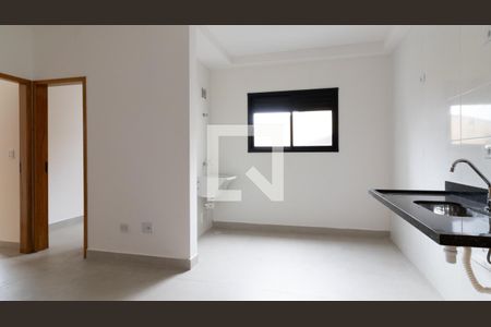 Sala/Cozinha de apartamento à venda com 2 quartos, 37m² em Vila Guilhermina, São Paulo