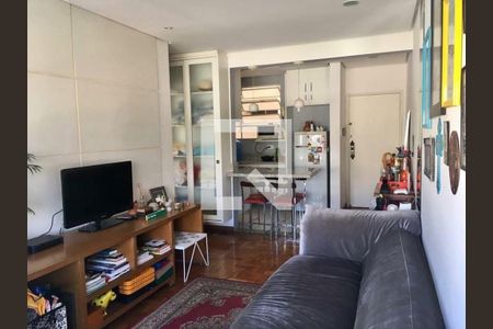 Sala de apartamento à venda com 1 quarto, 55m² em Vila Buarque, São Paulo