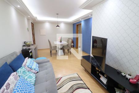 Sala de apartamento à venda com 3 quartos, 74m² em Jaguaribe, Osasco