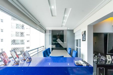 Varanda da Sala de apartamento à venda com 3 quartos, 116m² em Baeta Neves, São Bernardo do Campo