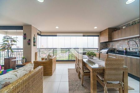 Varanda Gourmet de apartamento à venda com 3 quartos, 192m² em Vila Gilda, Santo André