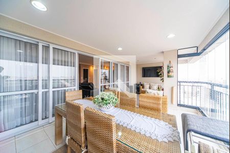Varanda Gourmet de apartamento à venda com 3 quartos, 192m² em Vila Gilda, Santo André